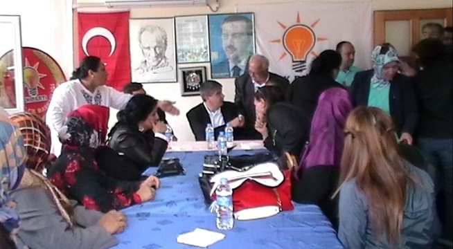 MENDERES TÜRELİN KEMER AK PARTİYİ ZİYARETİ -1