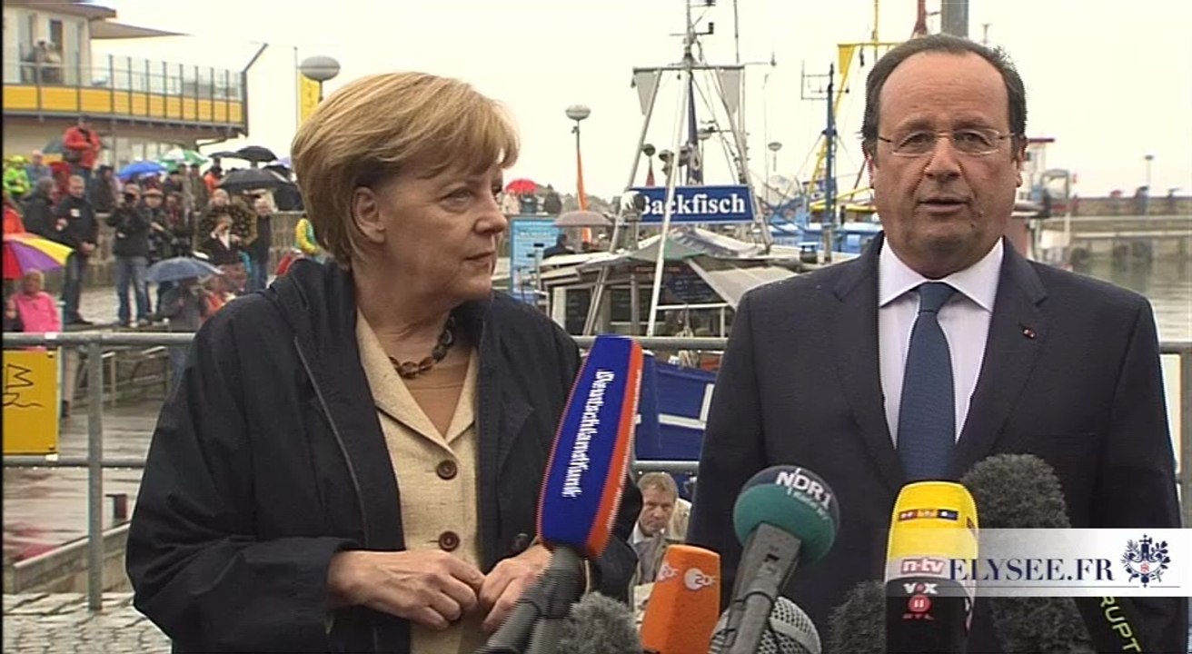 Point de presse avec Mme Angela MERKEL, Chancelière de la République fédérale d’Allemagne