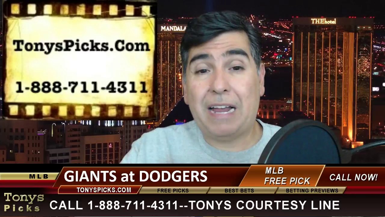 MLB Pick LA Dodgers vs. San Francisco Giants Odds Prediction Preview 5-9-2014