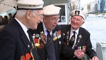 Arctic Convoy veterans honoured on board HMS Belfast