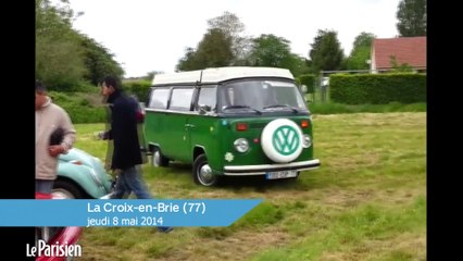 Le premier rassemblement de Combi et de "Cox" de La-Croix-en-Brie