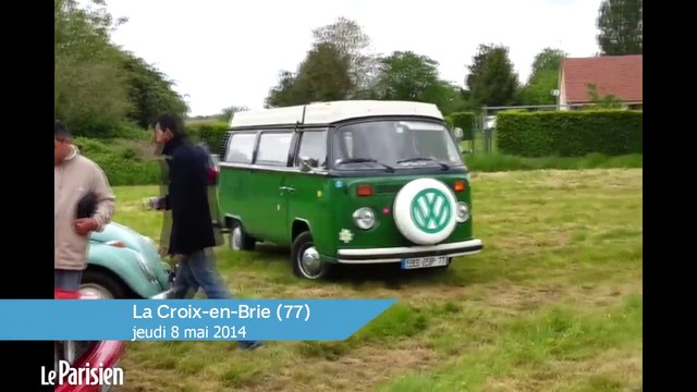 Le premier rassemblement de Combi et de Cox de La-Croix-en-Brie