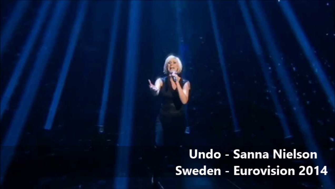 Undo by Sanna Nielsen - Sweden - Copenhagen Eurovision 2014