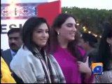 Bakhtawar and Aseefa Bhutto Zardari at Sindh Festival-3 Feb 2014