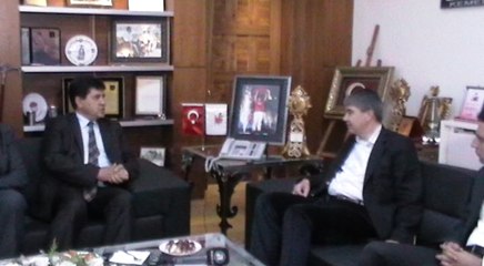 MENDERES TÜRELİN KEMER BELEDİYE ZİYARETLERİ