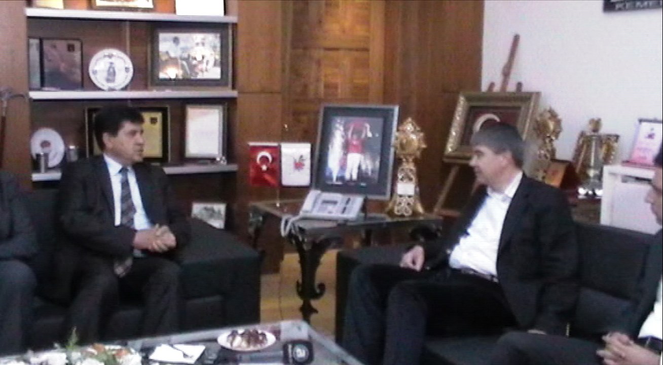 MENDERES TÜRELİN KEMER BELEDİYE ZİYARETLERİ