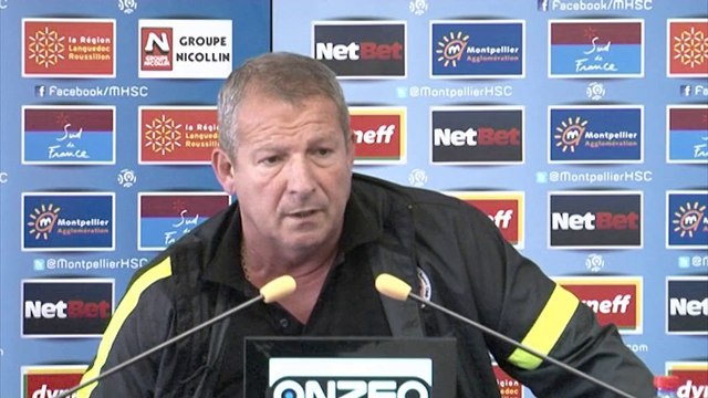 Rolland Courbis avant MHSC vs SC Bastia (37ème journée)