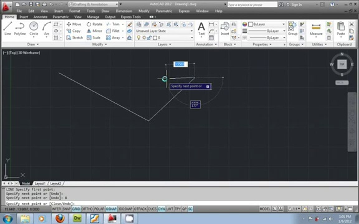 AutoCAD 2012 Tutorial Urdu_ Drawing Basic Shapes