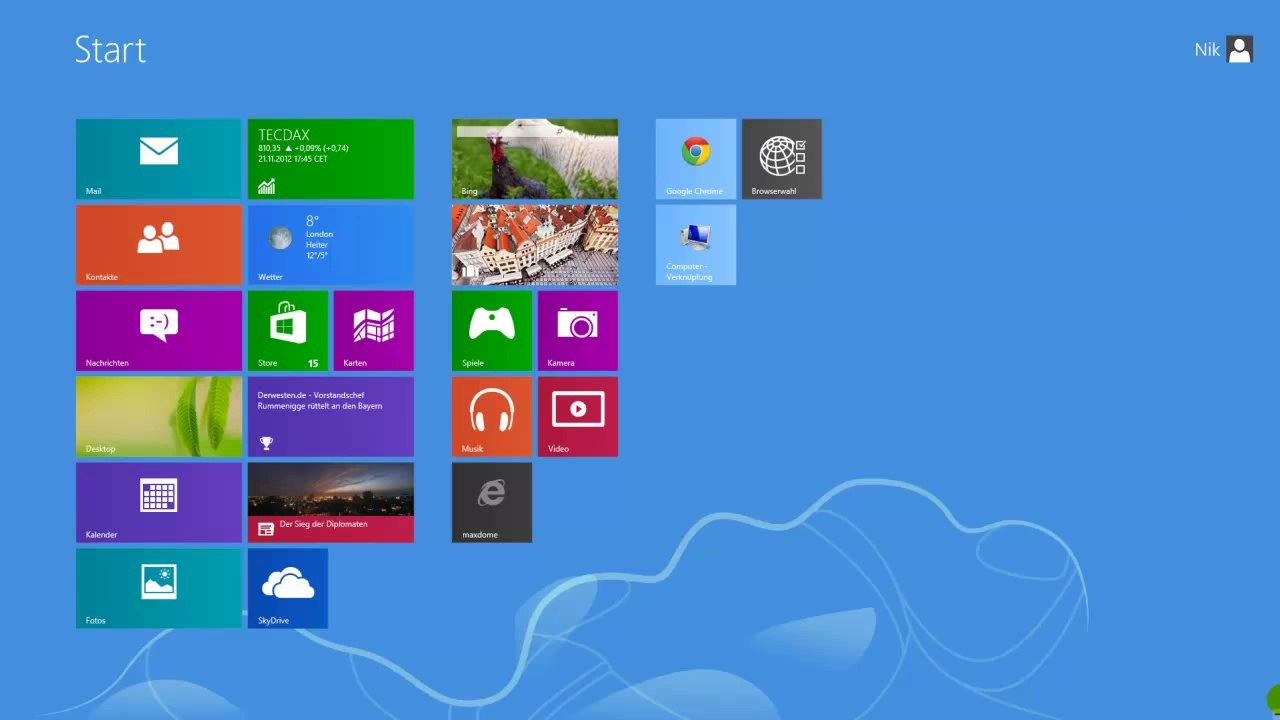 Windows 8 Sperrbildschirm individuell anpassen