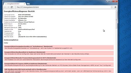 Akkukapazitat testen unter Windows Vista,7 und 8