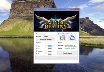Wings of Destiny Hack for Cash, Coins, Vouchers, BP