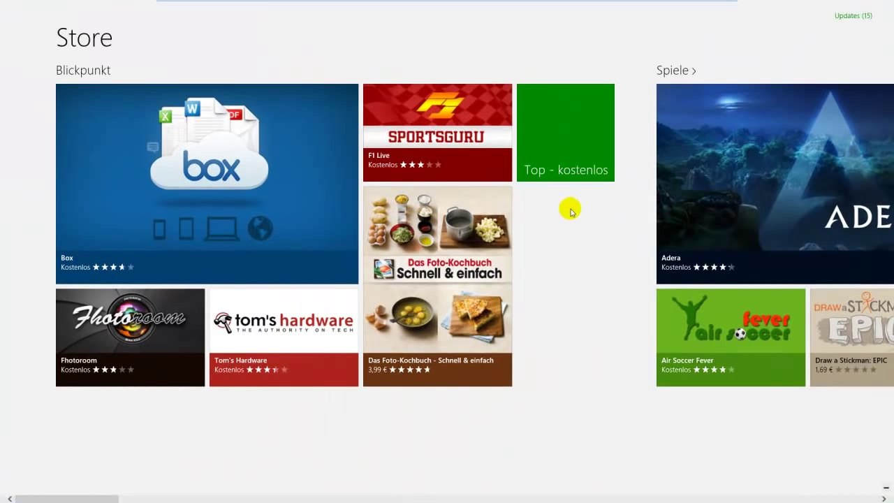 Windows 8 - Metro-Apps updaten