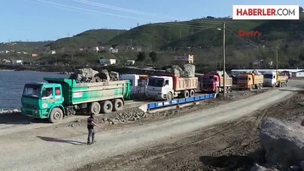 Havalimanı İçin Denize 25 Milyon Ton Taş Döküldü