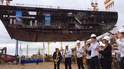 Mise sur cale de l'Oasis 3