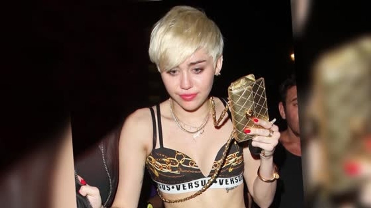 Miley Cyrus feiert mit Louis Walsh