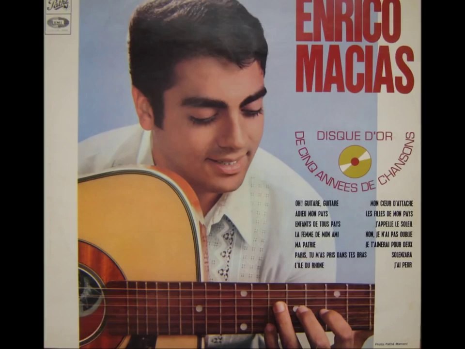 Enrico Macias - Solenzara with Lyrics