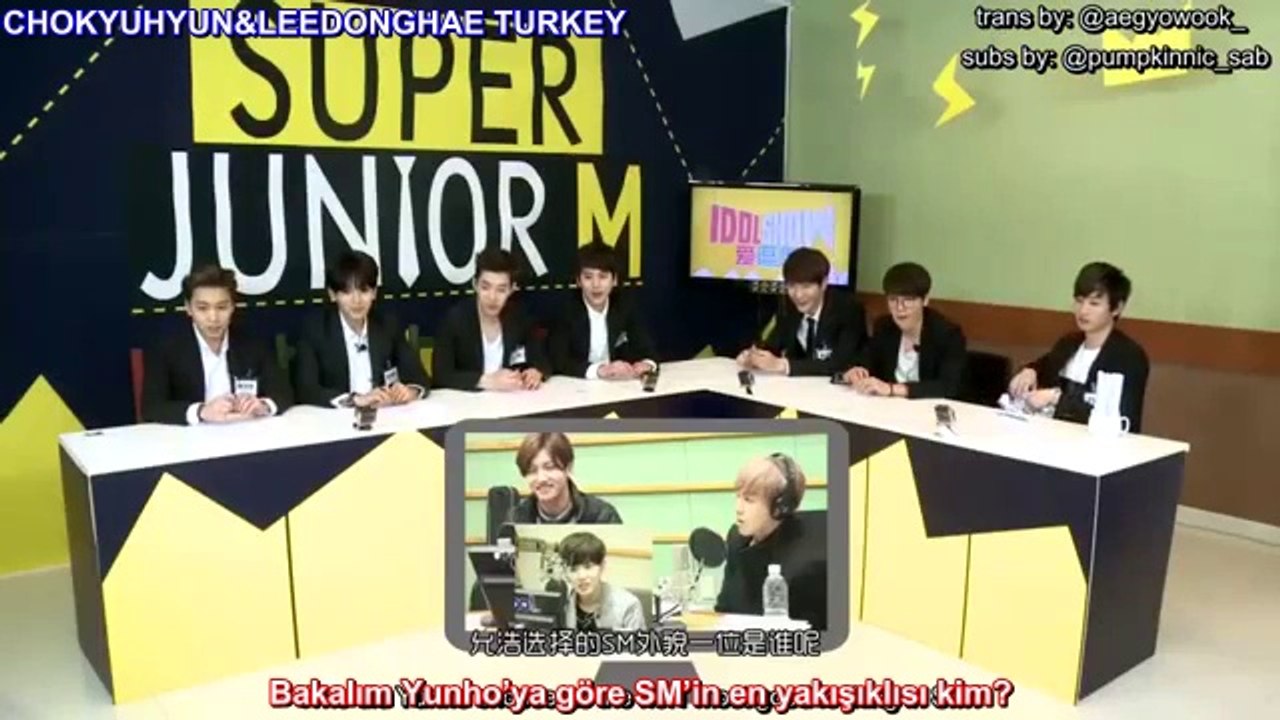 [Turkish Sub] 140427 YinYueTai Idol Show / Super Junior-M 2/3