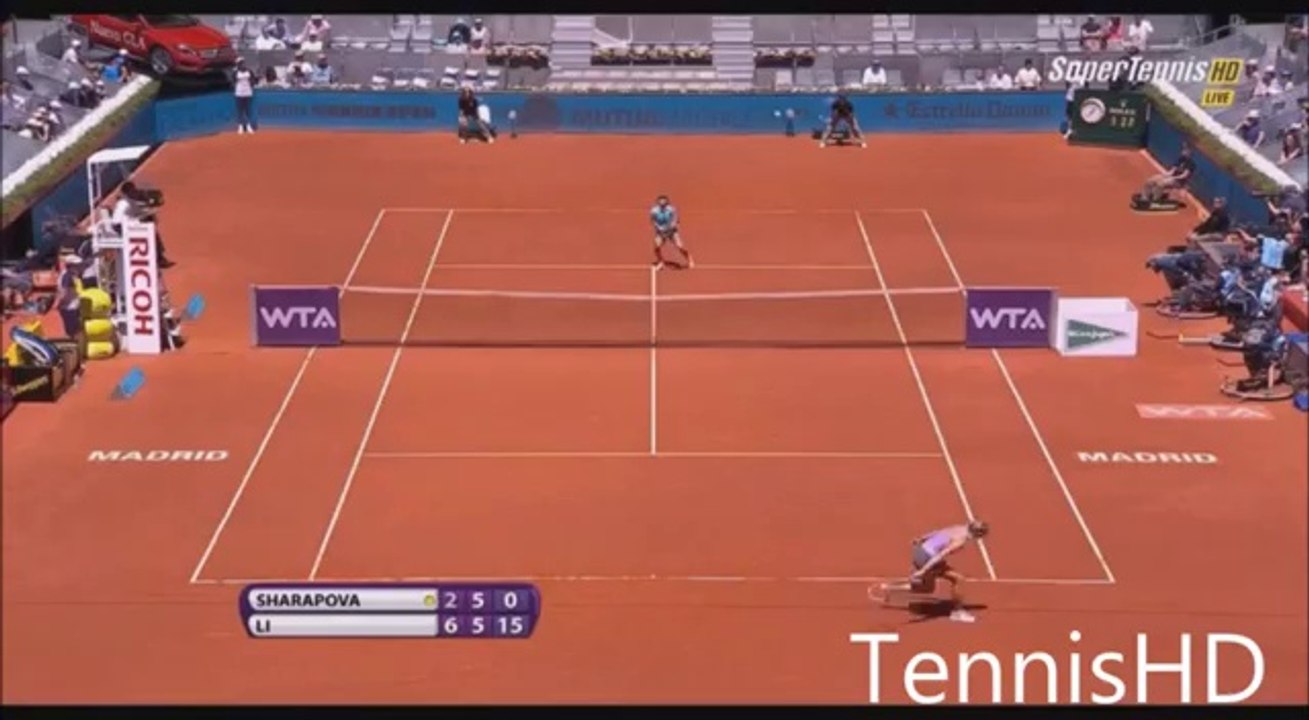 2014 Madrid 1_4 Maria Sharapova vs Li Na