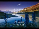 The 99 Names of God (أسماء الله الحسنى  ʾAsmāʾ Allāh al Ḥusnā) With Its Meaning