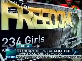 Manifestaciones en Nigeria para exigir rescate de niñas secuestradas