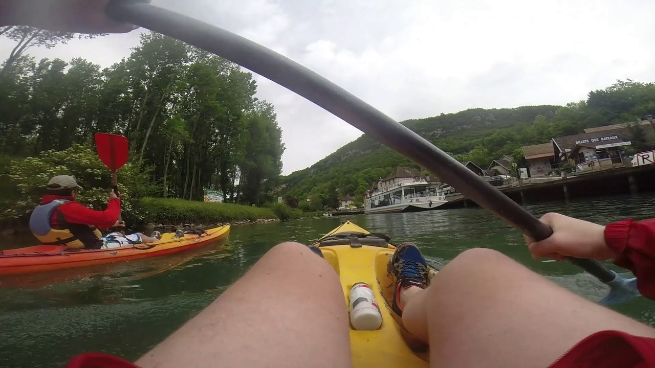 canoe kayak rhone canal de savieres traverse de chanaz