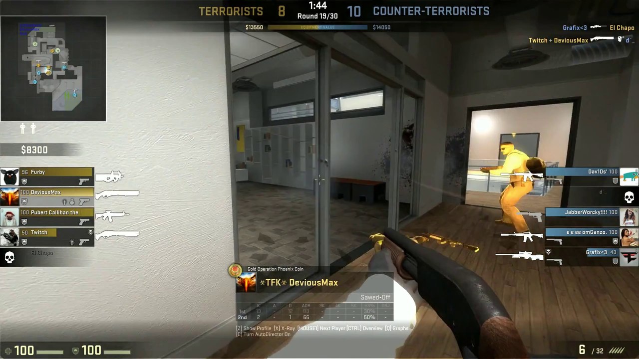 Duo Sawnoff Action (ft. Twitch)