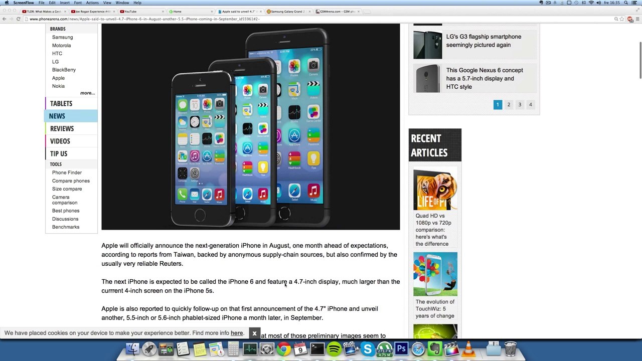 NEW Apple iPhone 6 iOS 8 Beta August 2014 Release
