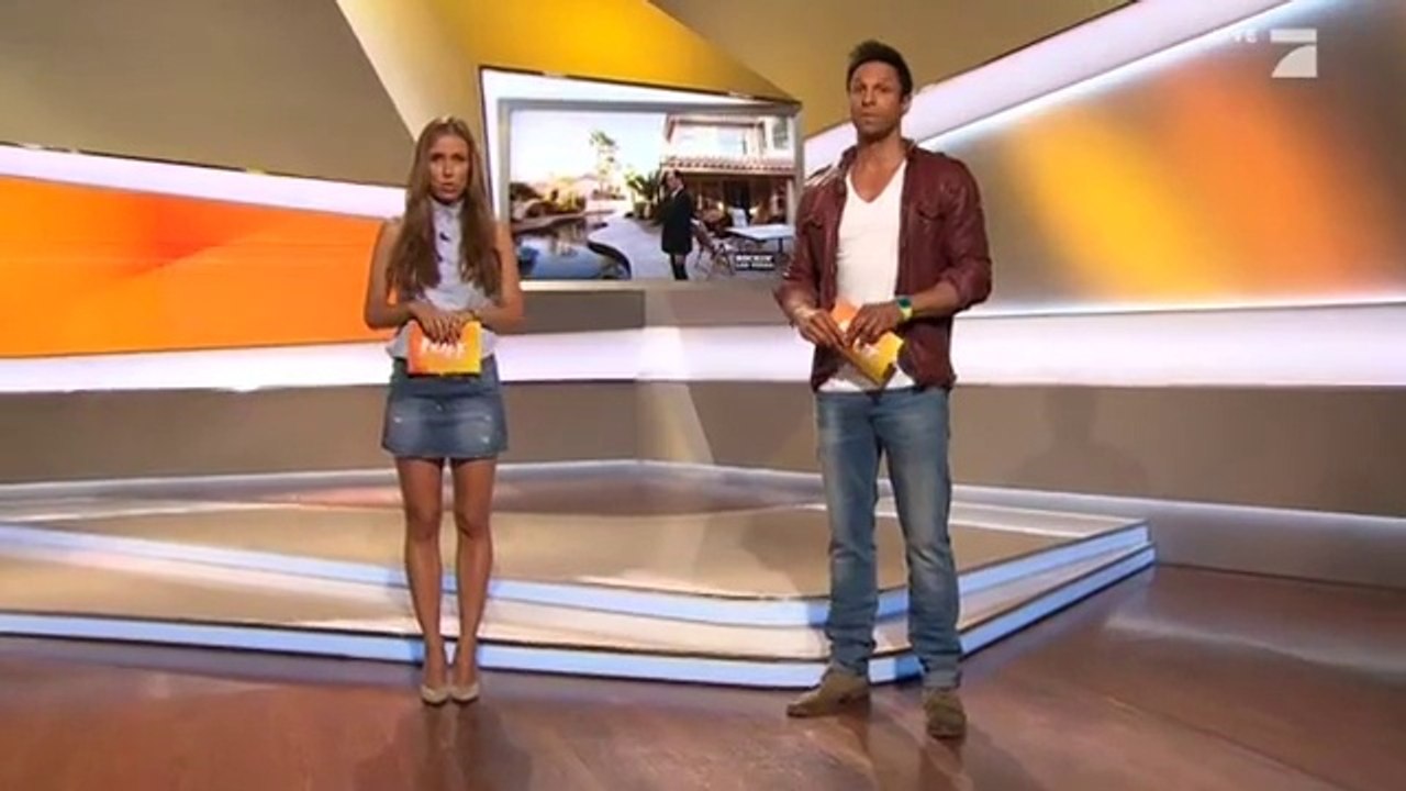 Annemarie Carpendale im Minirock - taff - 09.05.2014