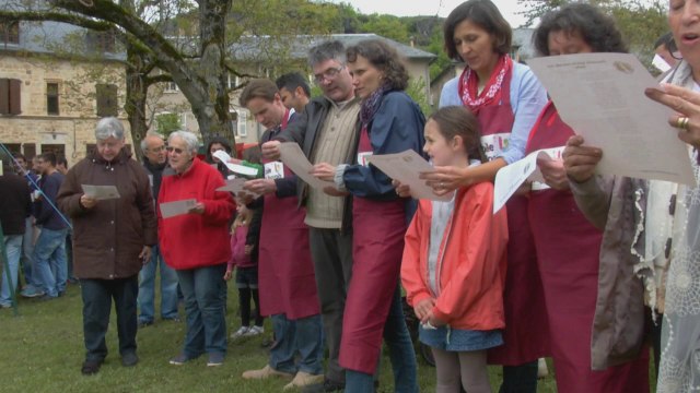 Pourtant, que la cascade est belle... Les habitants de Salles-la-Source chantent pour défendre leur cascade