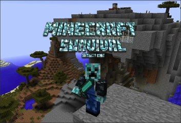 Minecraft Survival (Ep17) Cave Wrapup & Main Entrance Work