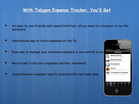 Web Based Expense Tracking Software for SME's