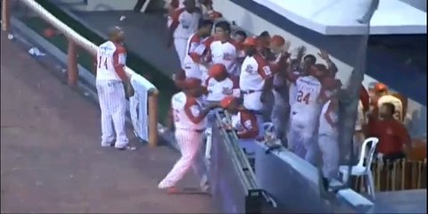Home Run de Jorge Guzman de Rojos del Aguila de Veracruz 16-04-2014