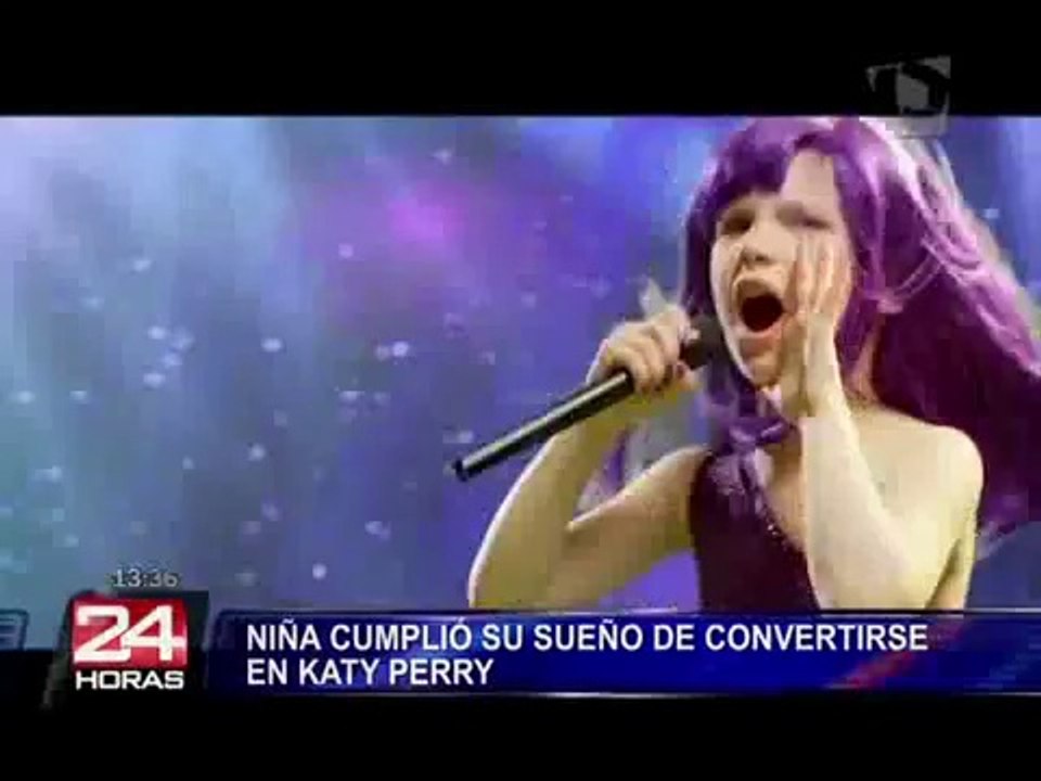 Addy, la niña que superó el cáncer y lo celebró imitando a Katy Perry
