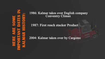 Heavy Duty Kalmar Forklift Truck Parts