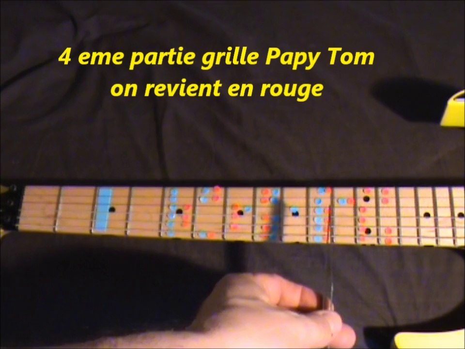 Cours de guitare.. Faire un solo..N2 ..Ma grille