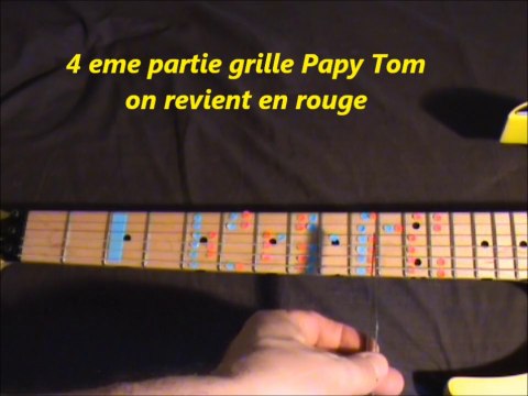 Cours de guitare.. Faire un solo..N2 ..Ma grille