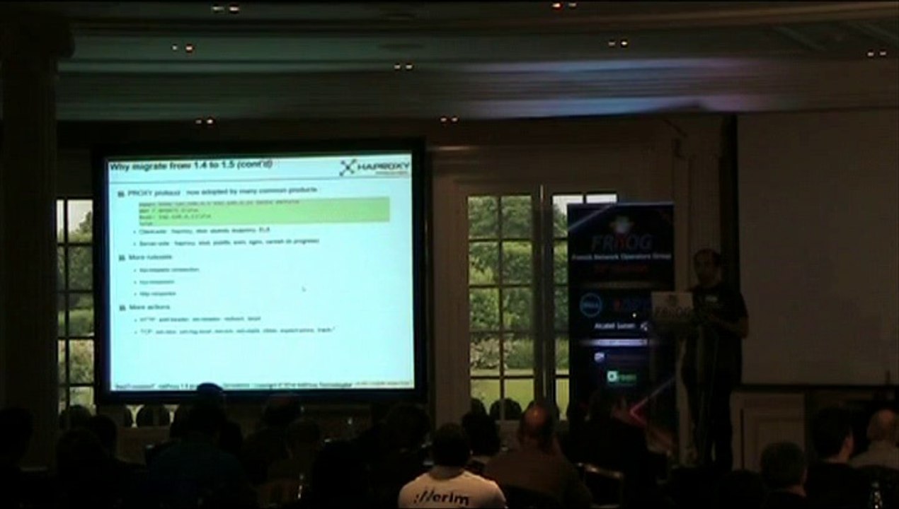 FRNOG 22 - Willy Tarreau : HAProxy 1.5, et ensuite ?