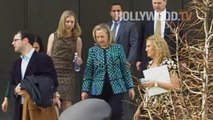Hillary Clinton Departs 