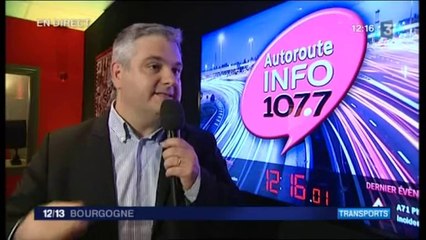 Direct  12/13 à  Saint-Apollinaire : PC de surveillance des autoroutes de l’APRR
