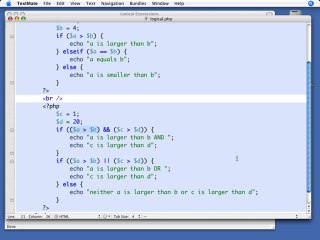 PHP Lesson 08 - Control Structures Part 1