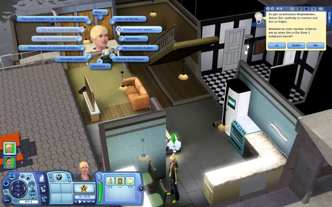 Let's Play Die Sims 3 #004 Die Wohnung ist fertig