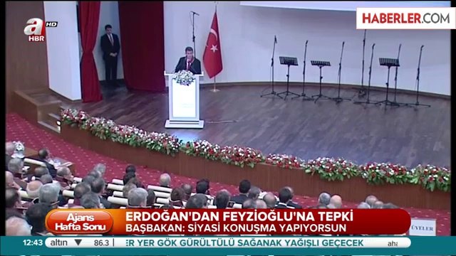Flaş... Flaş... Flaş... Danıştay Töreninde Olay... Barolar Birliği Başkanı Konuşurken Başbakan...