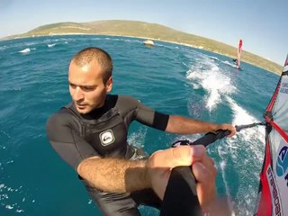 Training with Erkan Morgan (TUR 611) - Windsurf