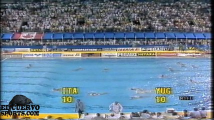 Crazy Last 30 seconds 3 th Extratime Final ITA VS YUG World Champs 86 water polo