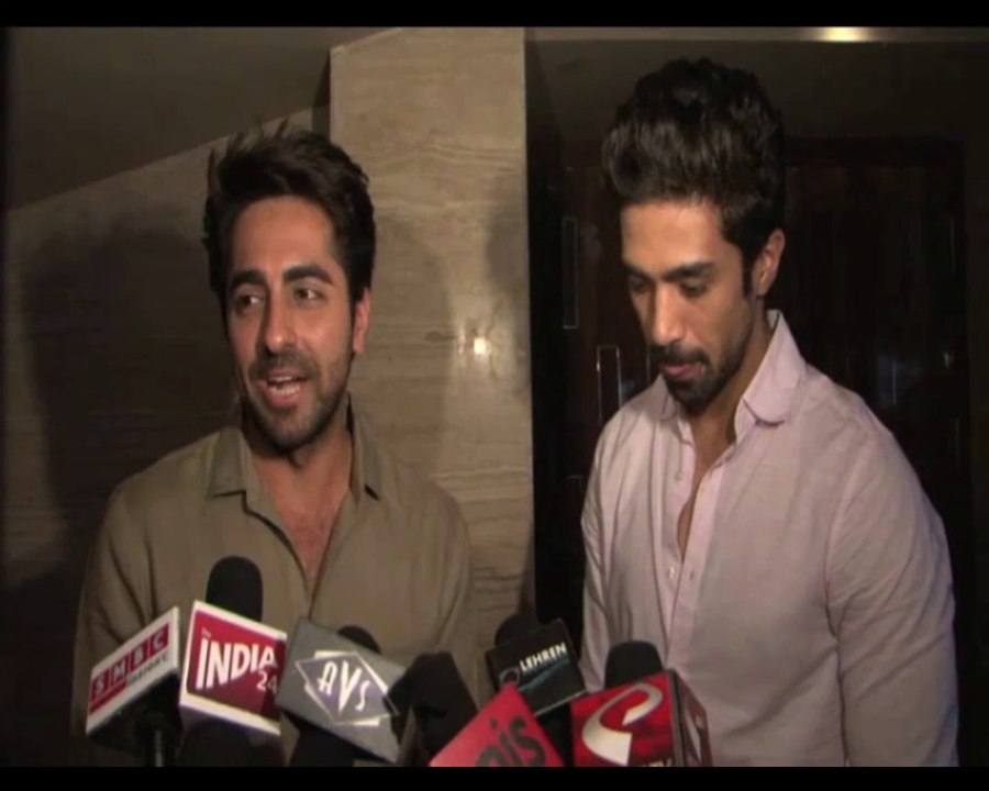 Ayushmann Saqib at Hawaa Hawaai special screening