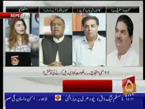 Kashif Bashir Khan on Channel 5 with Doc Zaib on Imran Khans Rally on 9 Th May 2014