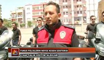 YUNUS POLİSLERİN NEFES KESEN GÖSTERİSİ