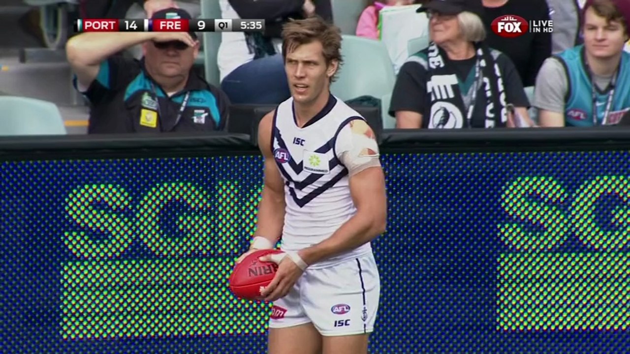 AFL 2014 Round 8 - Port Adelaide v Fremantle x264-VB (1st Quarter)