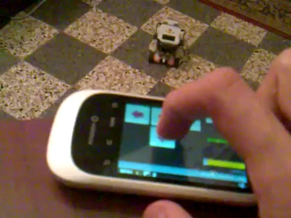 Nxt controlled with bluetooth