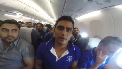 INFLIGHT MOVIE! Royals Messages from Bangalore Flight